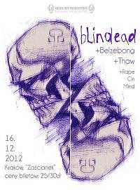 Plakat - Blindead, Belzebong, Thaw, Rape On Mind