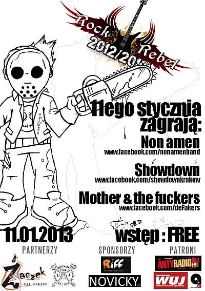 Plakat - Nonamen, Showdown, Mother & The Fuckers