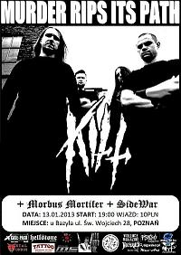 Plakat - Kill, Morbus Mortifer, Side War