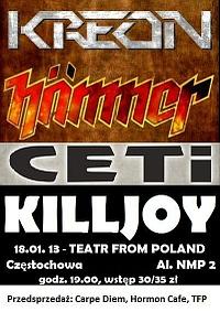 Plakat - Kreon, Hammer, CETI, Killjoy