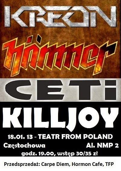 Plakat - Kreon, Hammer, CETI, Killjoy