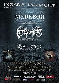 Plakat - Medebor, Manslaughter, Evilence