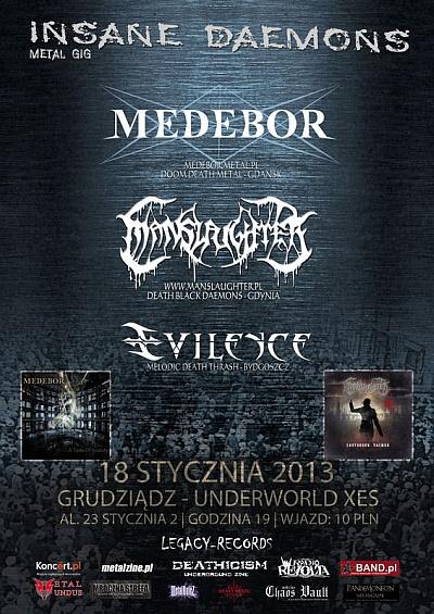 Plakat - Medebor, Manslaughter, Evilence