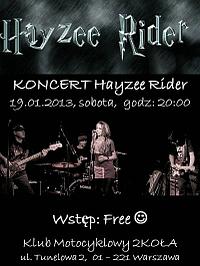 Plakat - Hayzee Rider