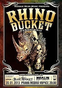 Plakat - Rhino Bucket, Blue Rocket, Merlin