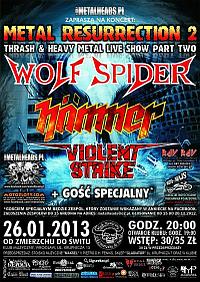 Plakat - Wolf Spider, Hammer, Violent Strike