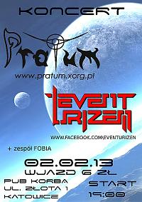 Plakat - Pratum, Event Urizen, Fobia