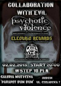 Plakat - Psychotic Violence, Electric Retards