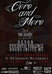 Plakat - Devon, Psychotic Violence, Hours Incite Me