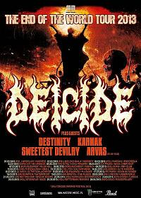 Plakat - Deicide, Destinity, Karnak, Sweetest Devilry
