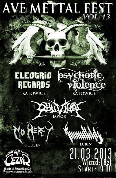 Plakat - Electric Retards, Psychotic Violence