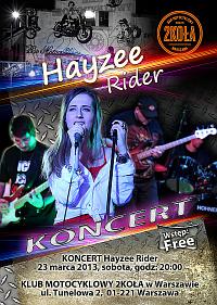 Plakat - Hayzee Rider