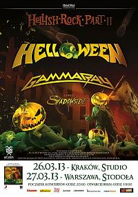 Plakat - Helloween, Gamma Ray, Shadowside