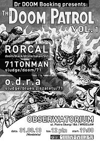 Plakat - Rorcal, 71TonMan, o.d.r.a.