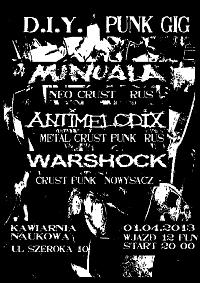 Plakat - Minuala, Antimelodix, Warshock