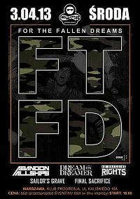 Plakat - For the Fallen Dreams, Abandon All Ships