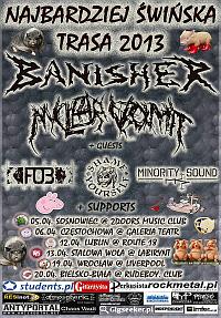 Plakat - Banisher, Nuclear Vomit, Shame Yourself