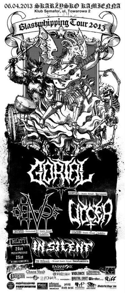 Plakat - Gortal, Deivos, Ulcer, In Silent