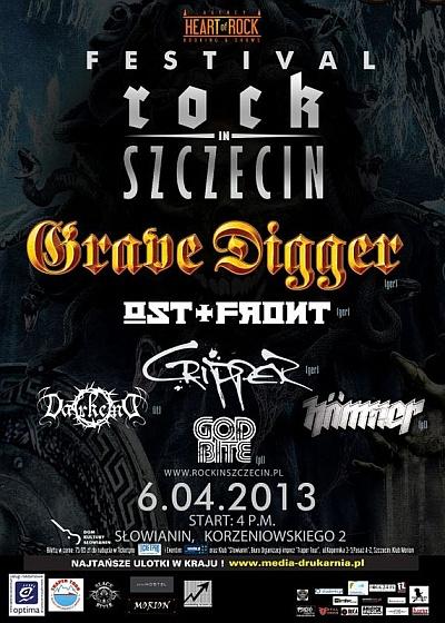 Plakat - Grave Digger, Ost+Front, Cripper