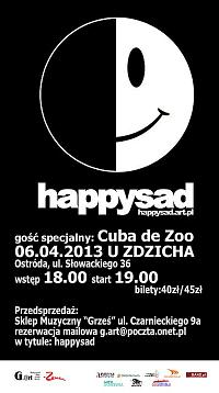 Plakat - Happysad, Cuba de Zoo