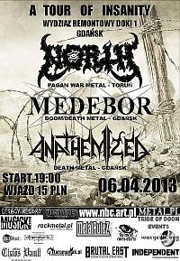 Plakat - North, Medebor, Anathemized