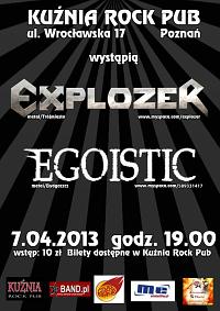 Plakat - Explozer, Egoistic