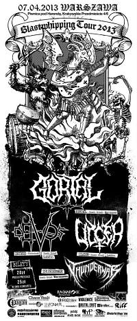 Plakat - Gortal, Deivos, Ulcer, Thunderwar