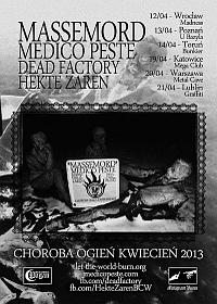 Plakat - Massemord, Medico Peste, Dead Factory