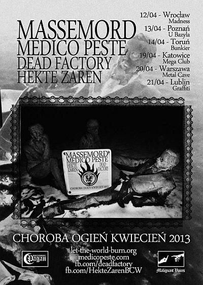 Plakat - Massemord, Medico Peste, Dead Factory