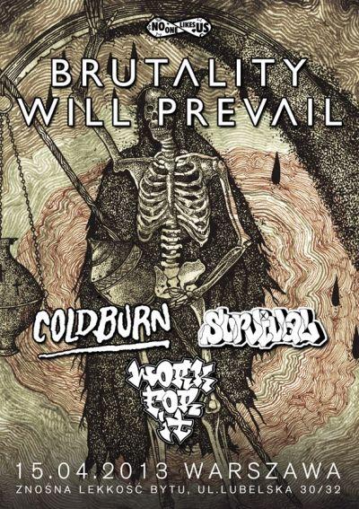 Plakat - Brutality Will Prevail, Coldburn