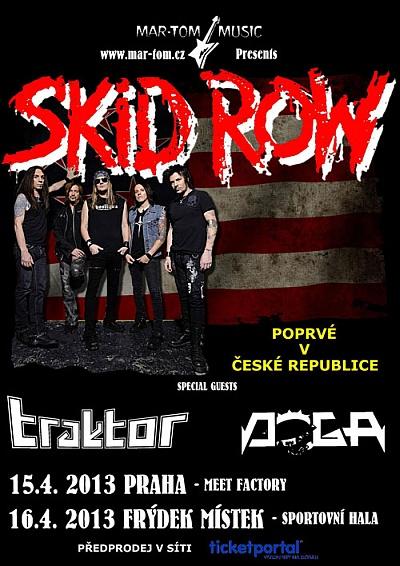 Plakat - Skid Row, Traktor, Doga