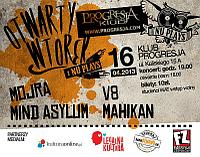 Plakat - Mojra, V8, Mind Asylum, Mahikan