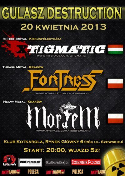 Plakat - Xtigmatic, Fortress, Morfem