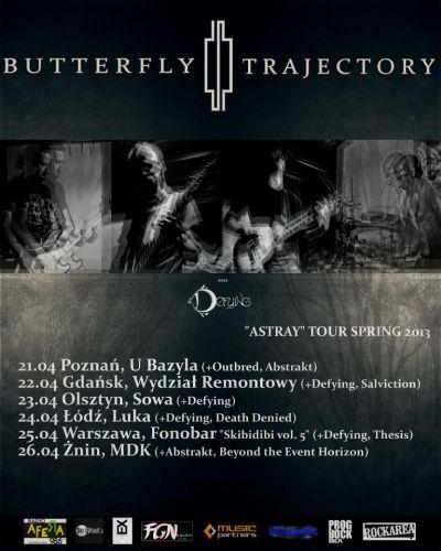 Plakat - Butterfly Trajectory, Defying, Salviction