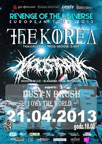 Plakat - The Korea, Noostrak, Dust n Brush