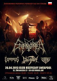 Plakat - Enthroned, Emptiness, Deus Mortem