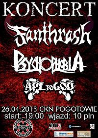 Plakat - Fanthrash, Psychophobia, Ape To God