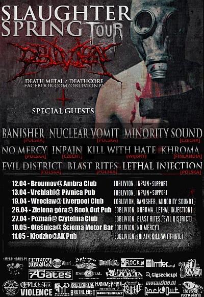 Plakat - Oblivion, Khroma, Lethal Injection