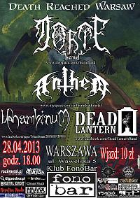 Plakat - Morte, Anthem, Yohambinum, Dead Lantern