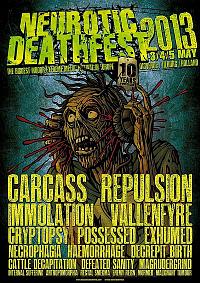 Plakat - Neurotic Deathfest 2013