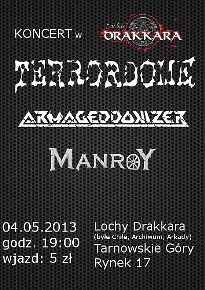 Plakat - Terrordome, Armageddonizer, Manroy
