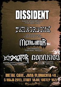 Plakat - Dissident, Terrordome, Metaliator