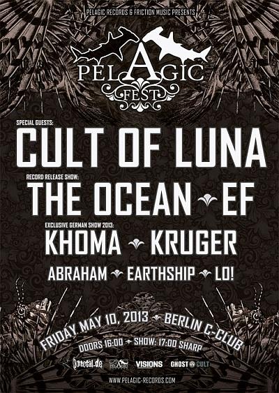 Plakat - Cult Of Luna, The Ocean, EF, Khoma