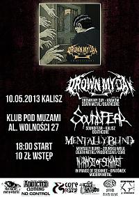 Plakat - Drown My Day, Soundfear, Mentally Blind
