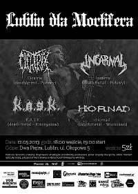 Plakat - Cicatrix, Incarnal, K.A.S.K., Hornad