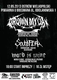 Plakat - Drown My Day, Soundfear, Word Is Mine