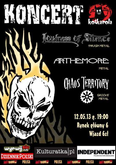 Plakat - Loudness of Silence, Arthemore