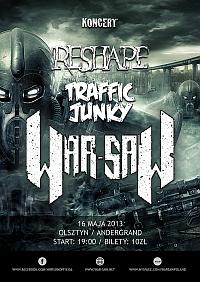 Plakat - War-Saw, Traffic Junky, Reshape