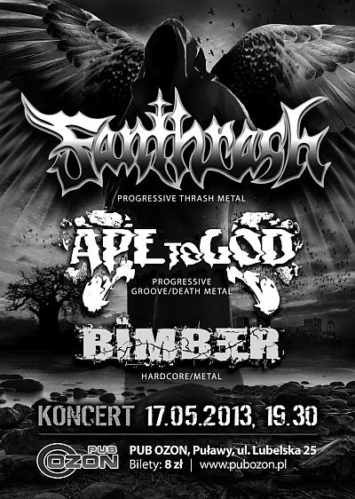 Plakat - Fanthrash, Ape To God, Bimber