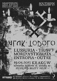 Plakat - Aluk Todolo, Lussuria, Thaw, Mord'A'Stigmata